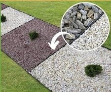 LAWN EDGING 58mm BORDER PALISADA 50m+250 Color black