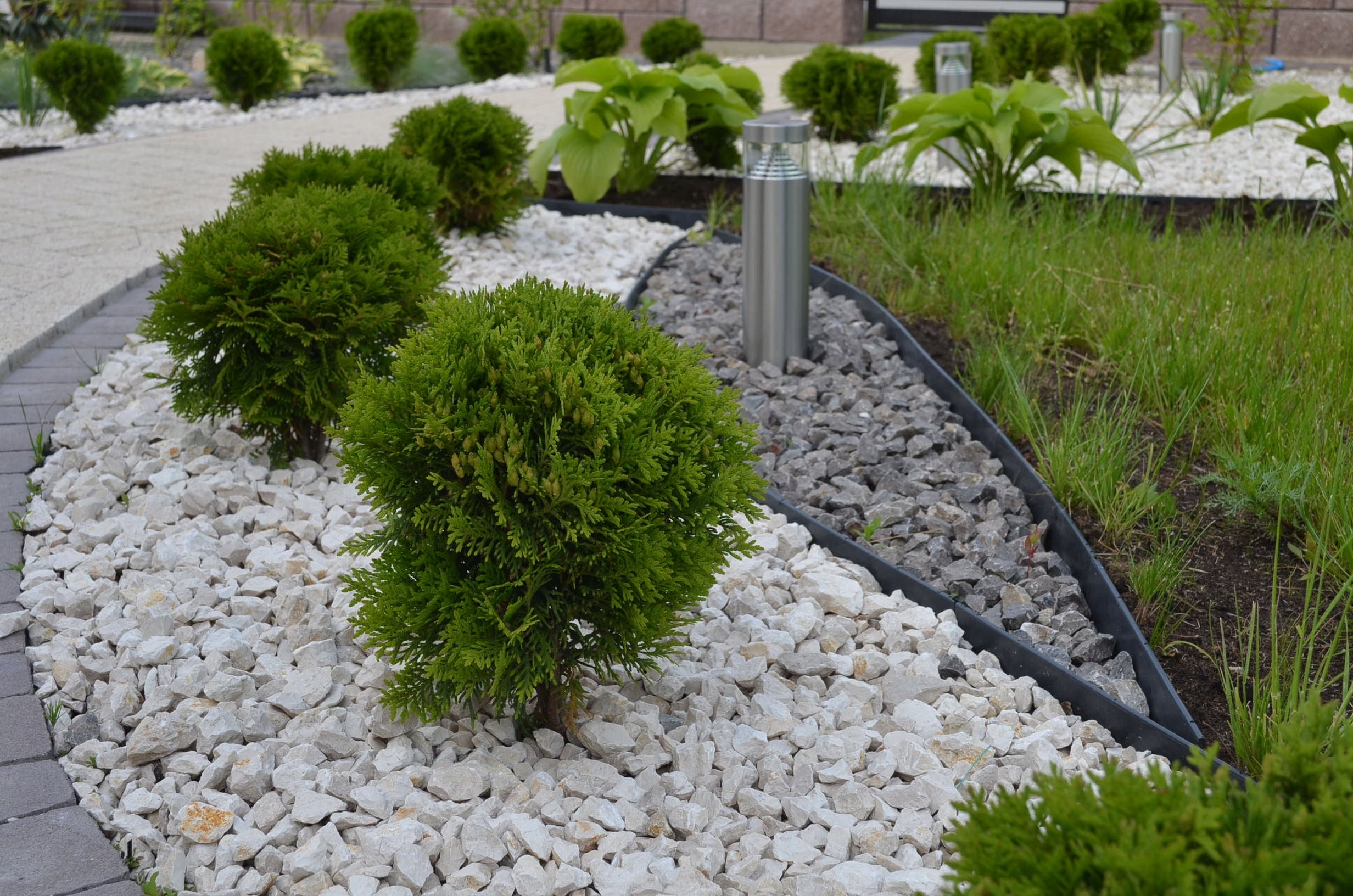 LAWN GARDEN EDGING 7,8cm PALISADE BORDER 78mm 20m + 100 ANCHORS Material plastic