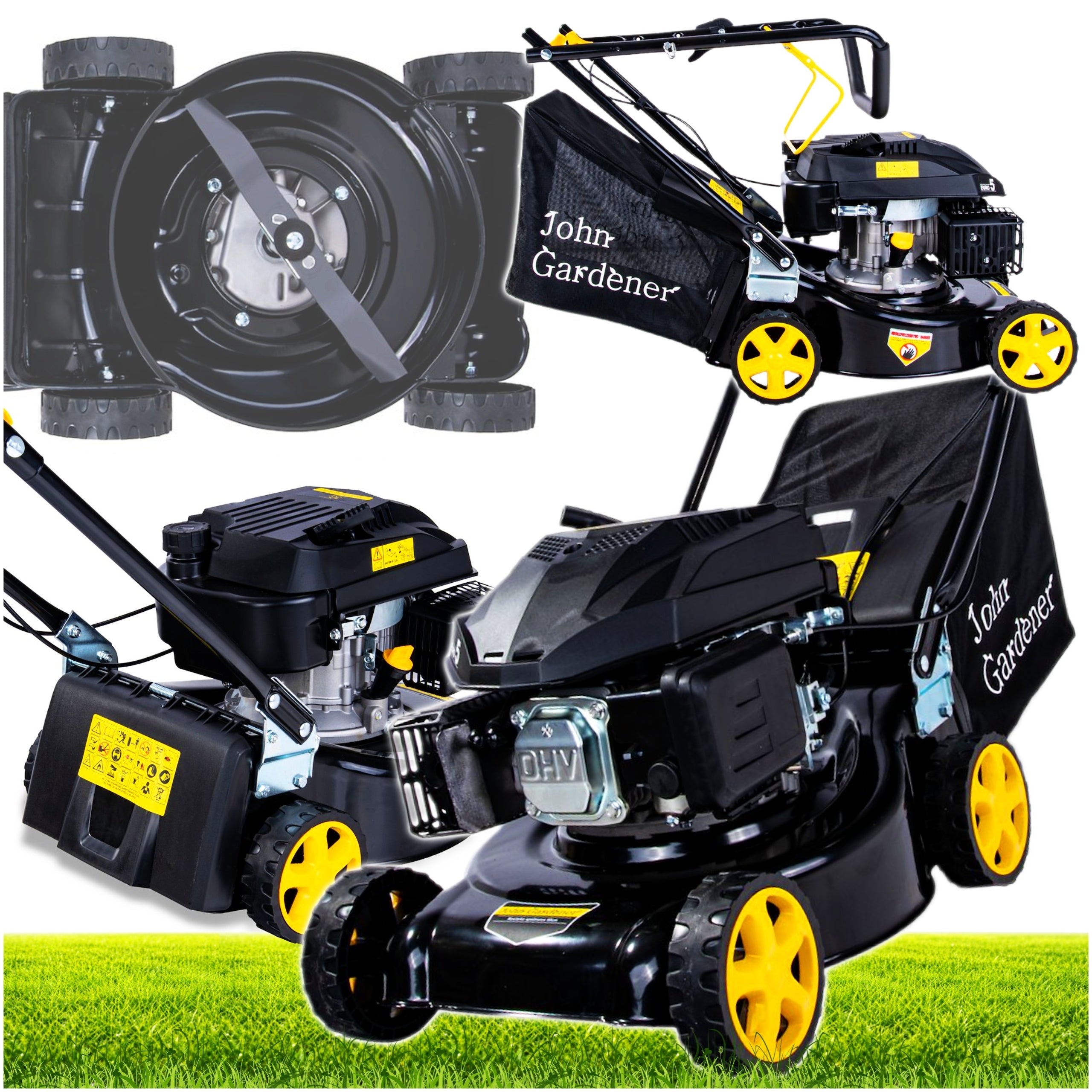 LAWN MOWER STRONG 3,5KM 40CM METAL HOUSING BASKET 45L