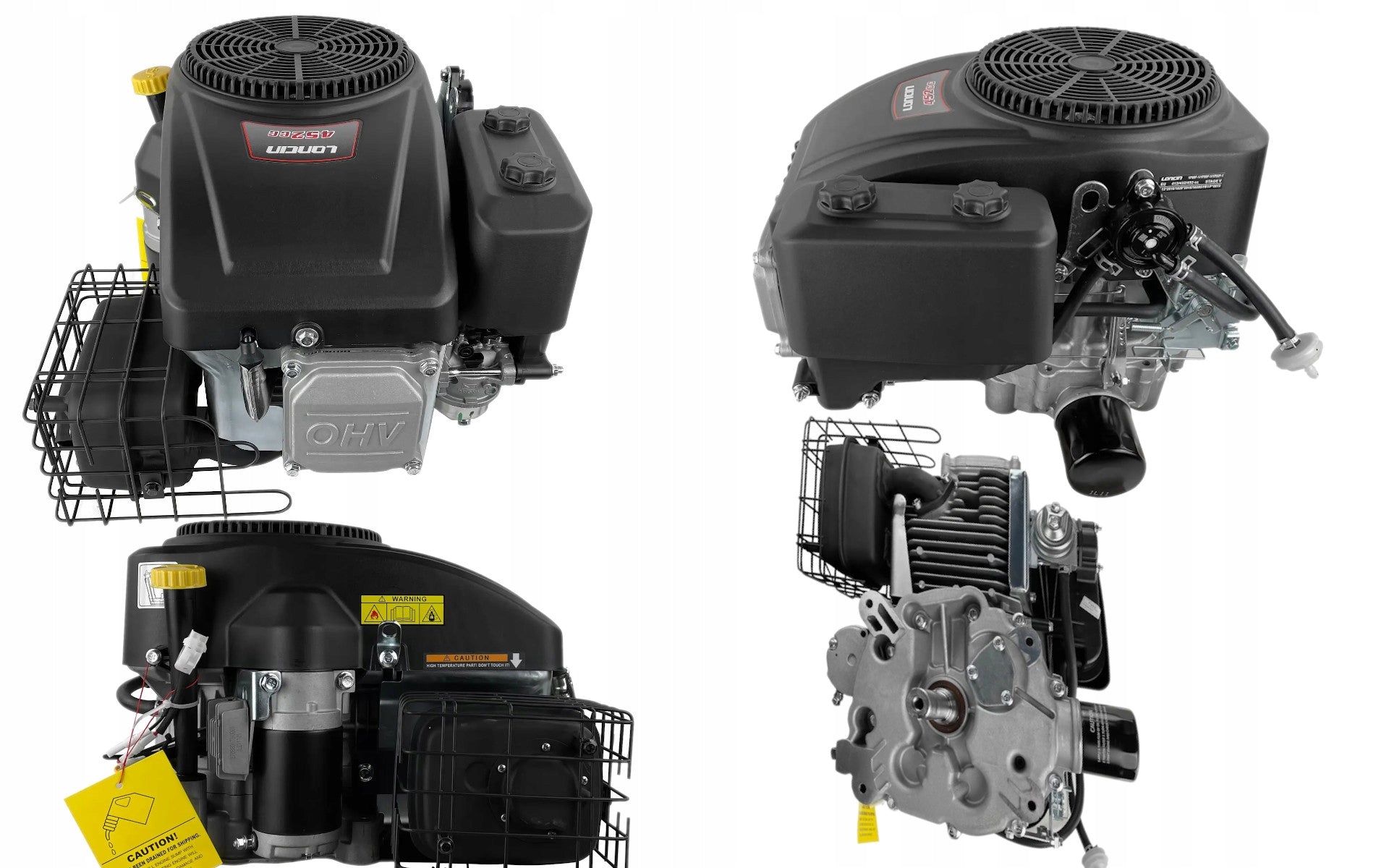 LC1P92F LONCIN Internal combustion engine 452cm3 16,0HP 80mm/25,4mm for 1st tractor