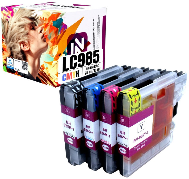 LC985 XL - BROTHER REPLACEMENT INKS FOR DCP-J125 DCP-J315W LC-985XL PRINTER