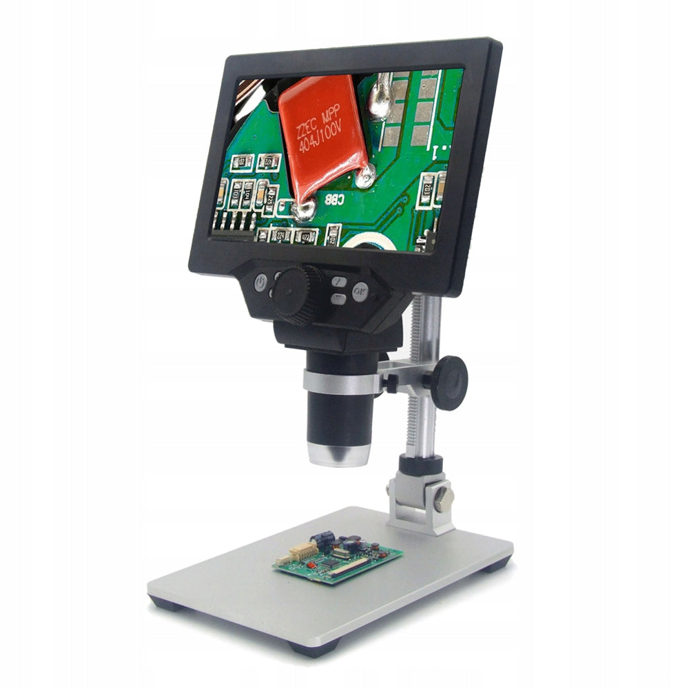 LCD DIGITAL MICROSCOPE 7″ FULL HD 12MP 1080p 1200x