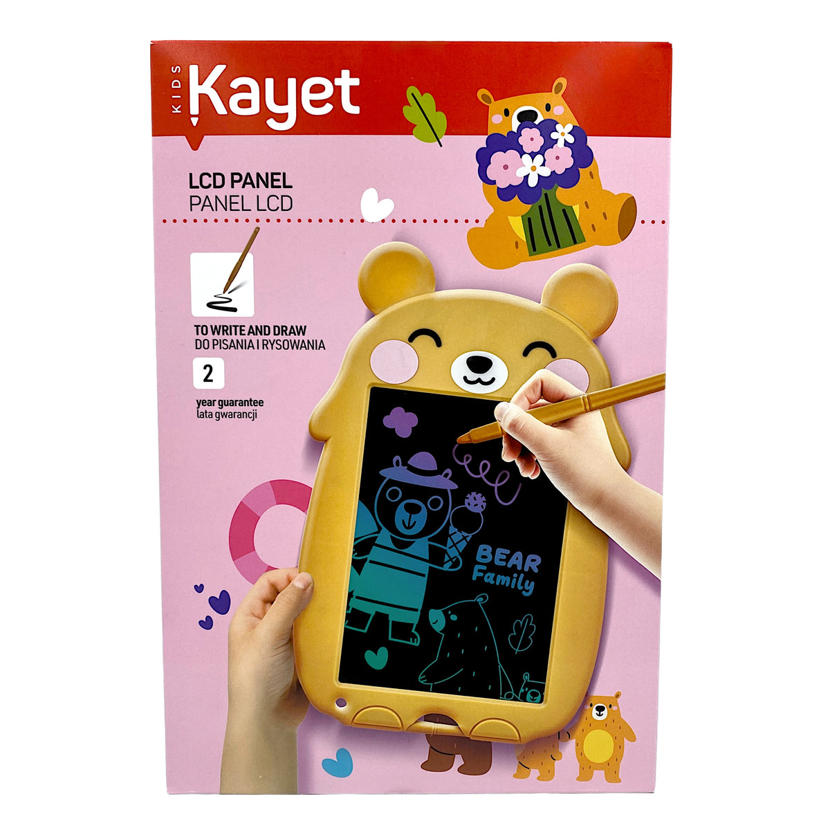 LCD Graphic Tablet PANELLCD Board For Writing and Drawing For Children BEAR