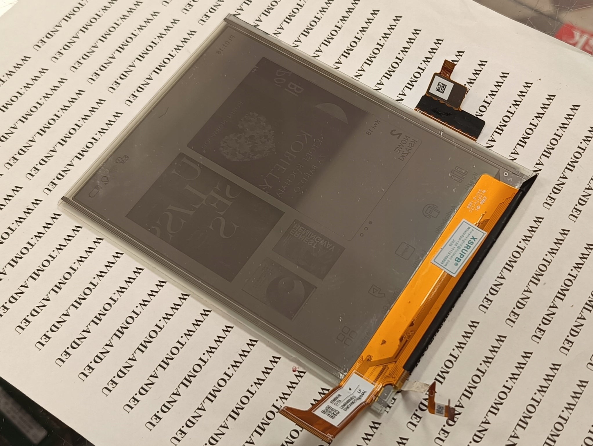 LCD screen display PocketBook Touch HD 3 632 Manufacturer code Pocketbook