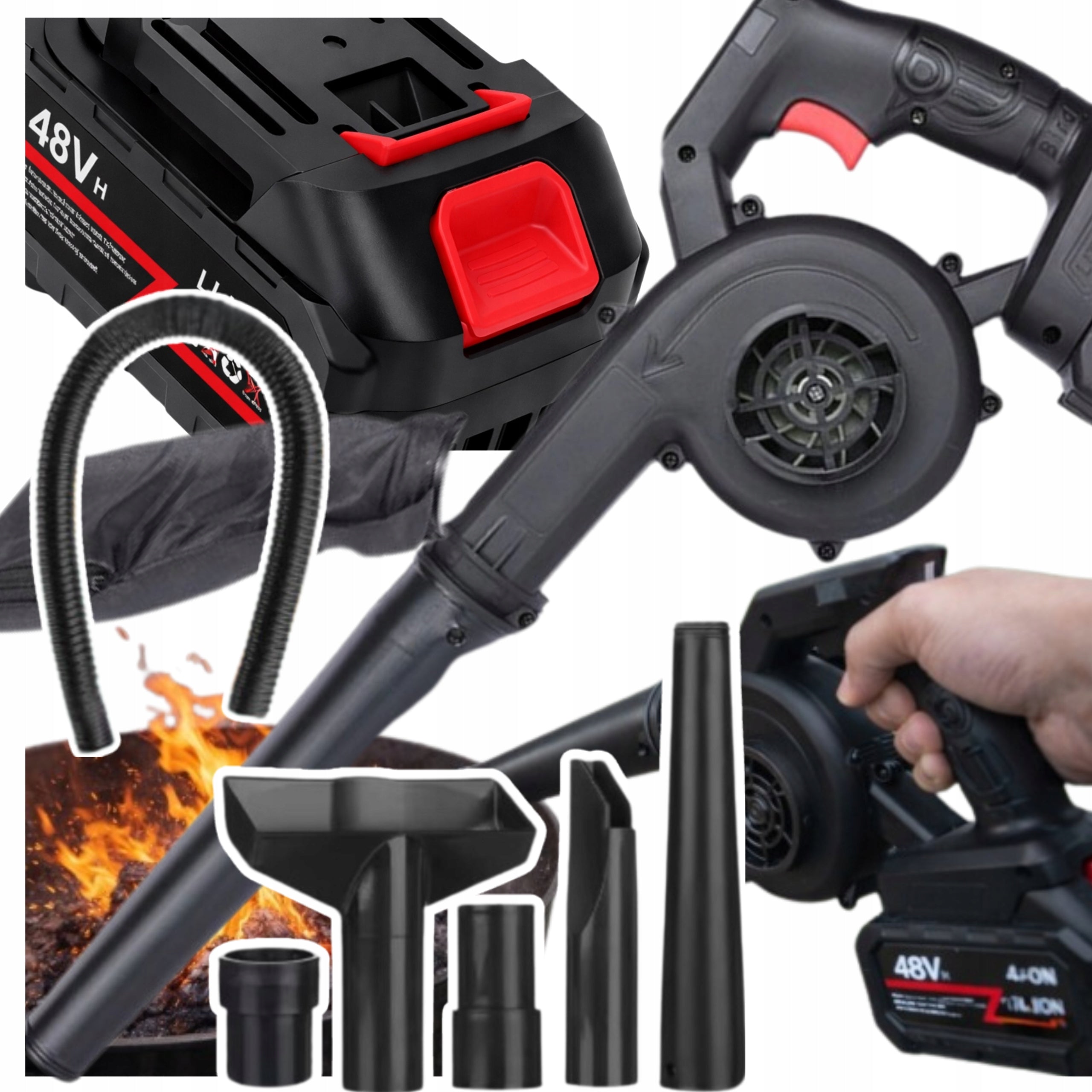 LEAF BLOWER CORDLESS GARDEN FOR GRASS GRILL OVEN VACUUM CLEANER