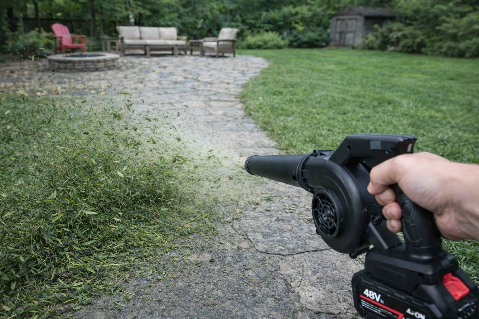 LEAF BLOWER CORDLESS GARDEN FOR GRILL GRASS STOVE VACUUM CLEANER Tool weight 1.71 kg