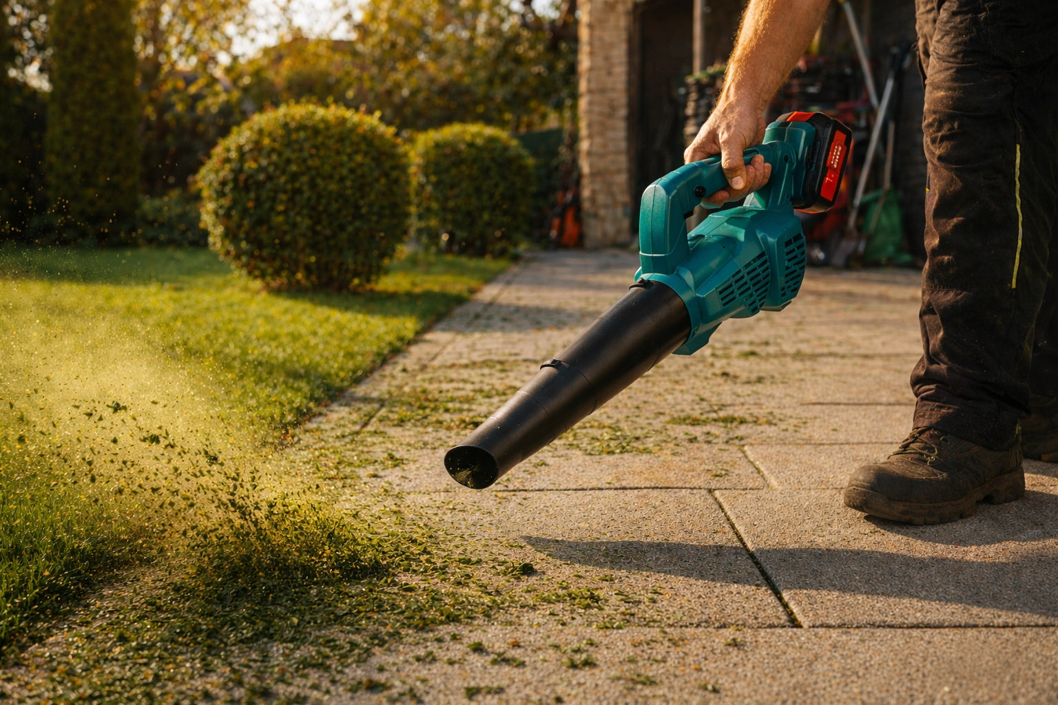 LEAF BLOWER CORDLESS GARDEN GRILL GRASS OVEN VACUUM CLEANER 2X Air velocity 220 km/h