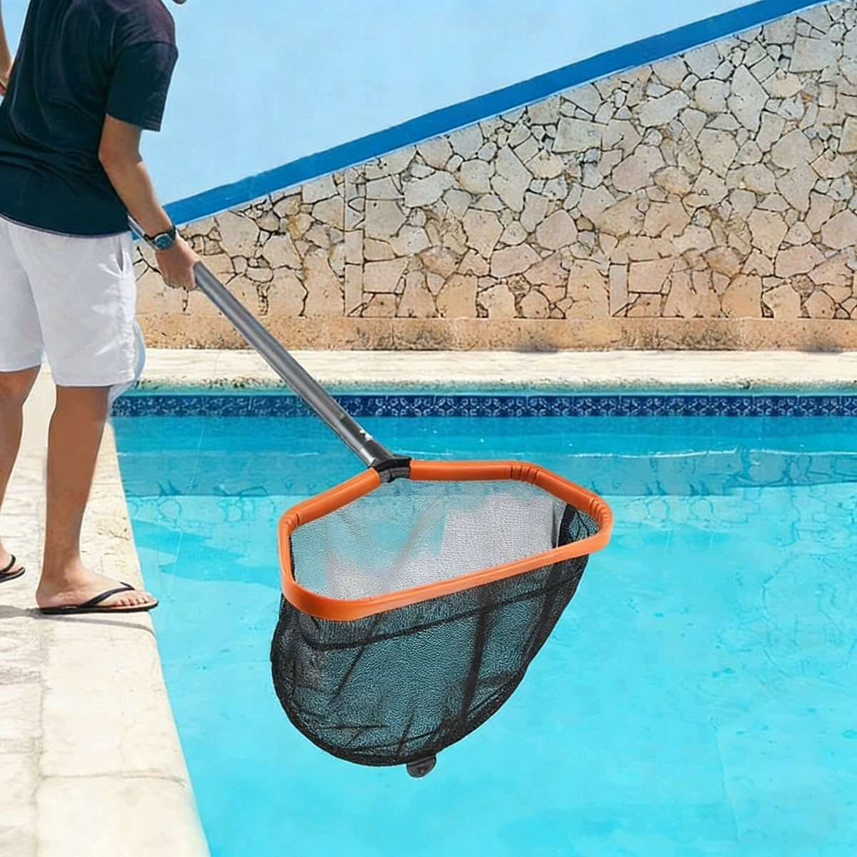 LEAF WASTE CATCHING NET FOR CLEANING THE POND POOL Packaging status original