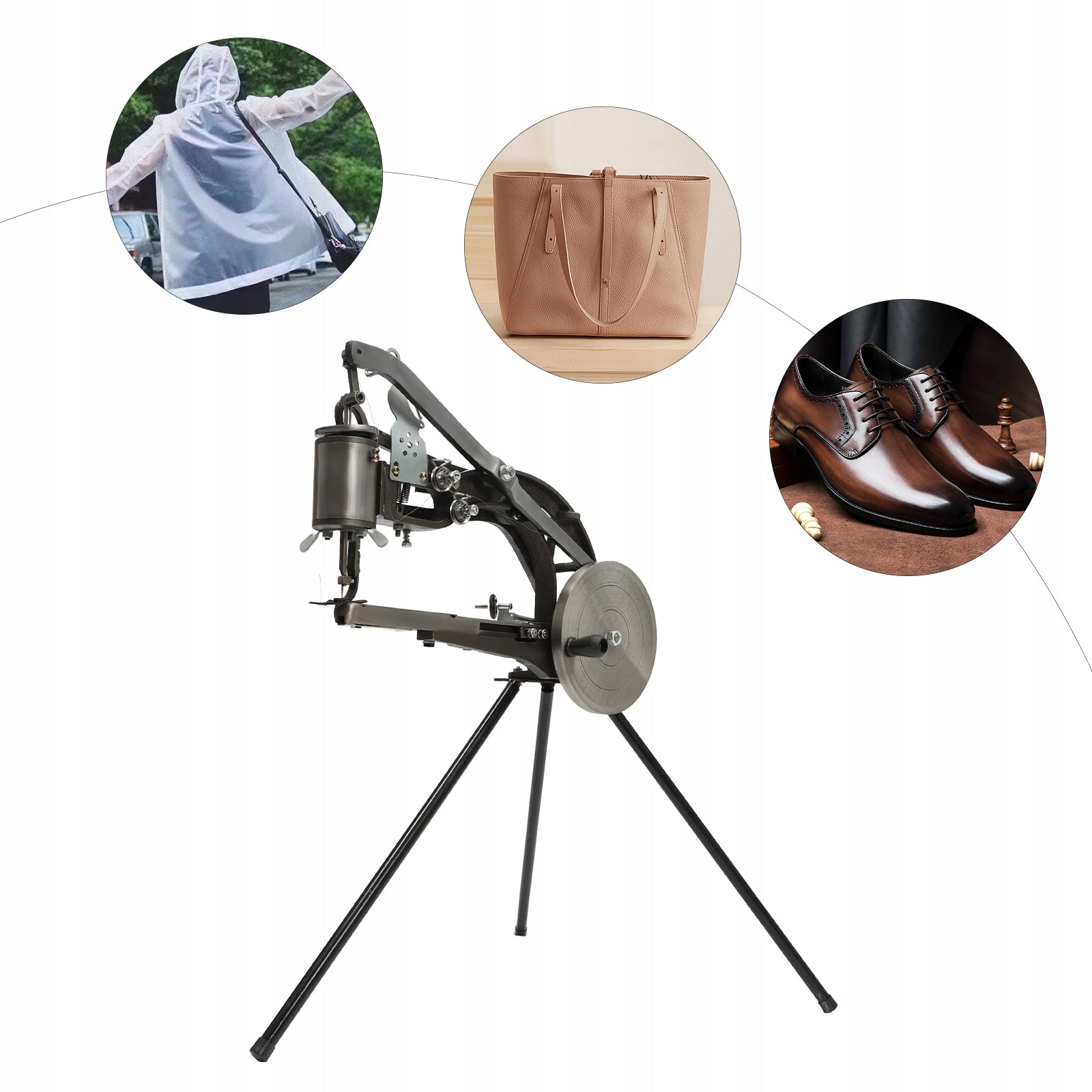 LEATHER SEWING MACHINE Manual Tanner For Shoes Repair Manufacturer code q2552
