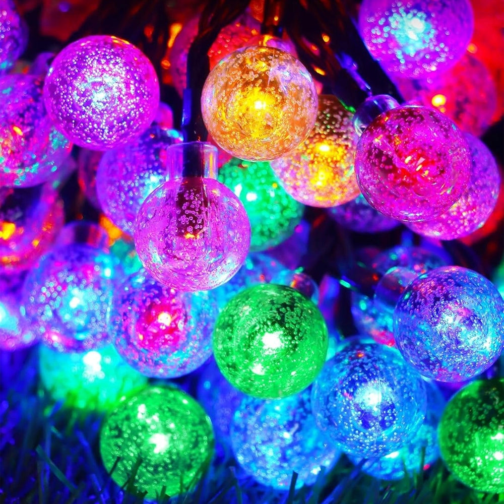 LED BATTERY GARLAND 9M 120 LED BALLS WEDDING DECORATION PARTY BALCONY Number of light points more than 50