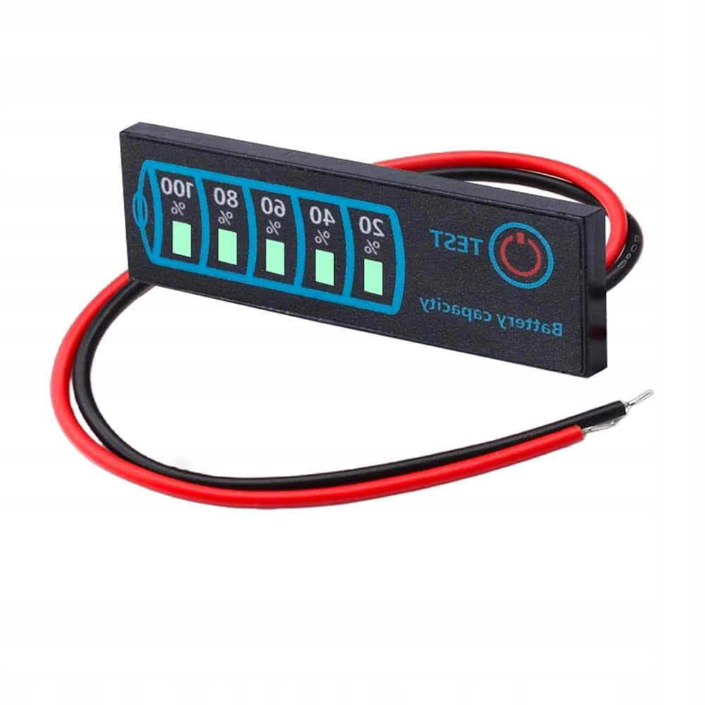 LED BATTERY MONITOR DC 5 30V VOLTAGE INDICATOR FOR CARS MOTORCYCLE