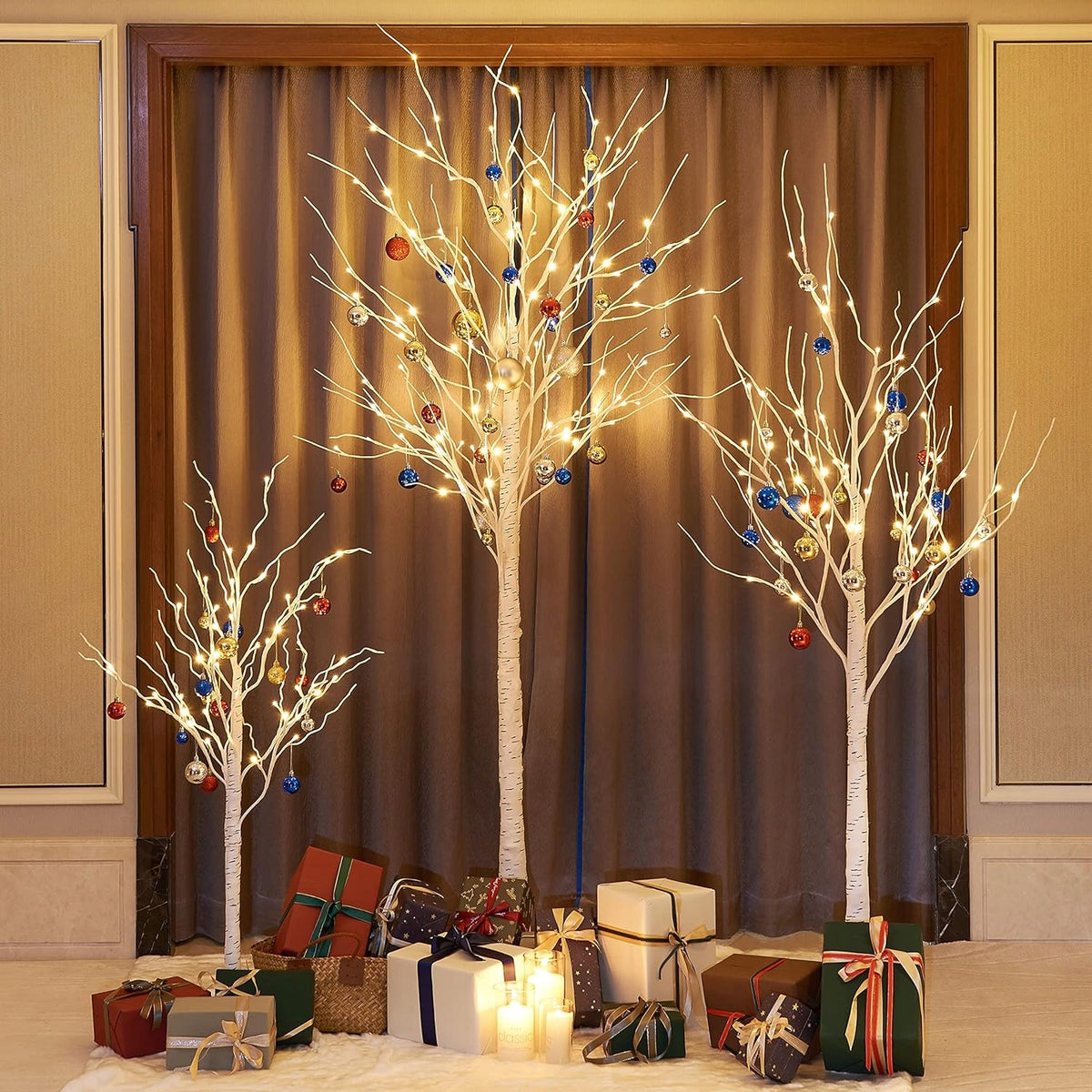 LED BIRCH Tree 150cm White WARM LIGHTS CHRISTMAS TREE DECORATION Manufacturer code 581234432
