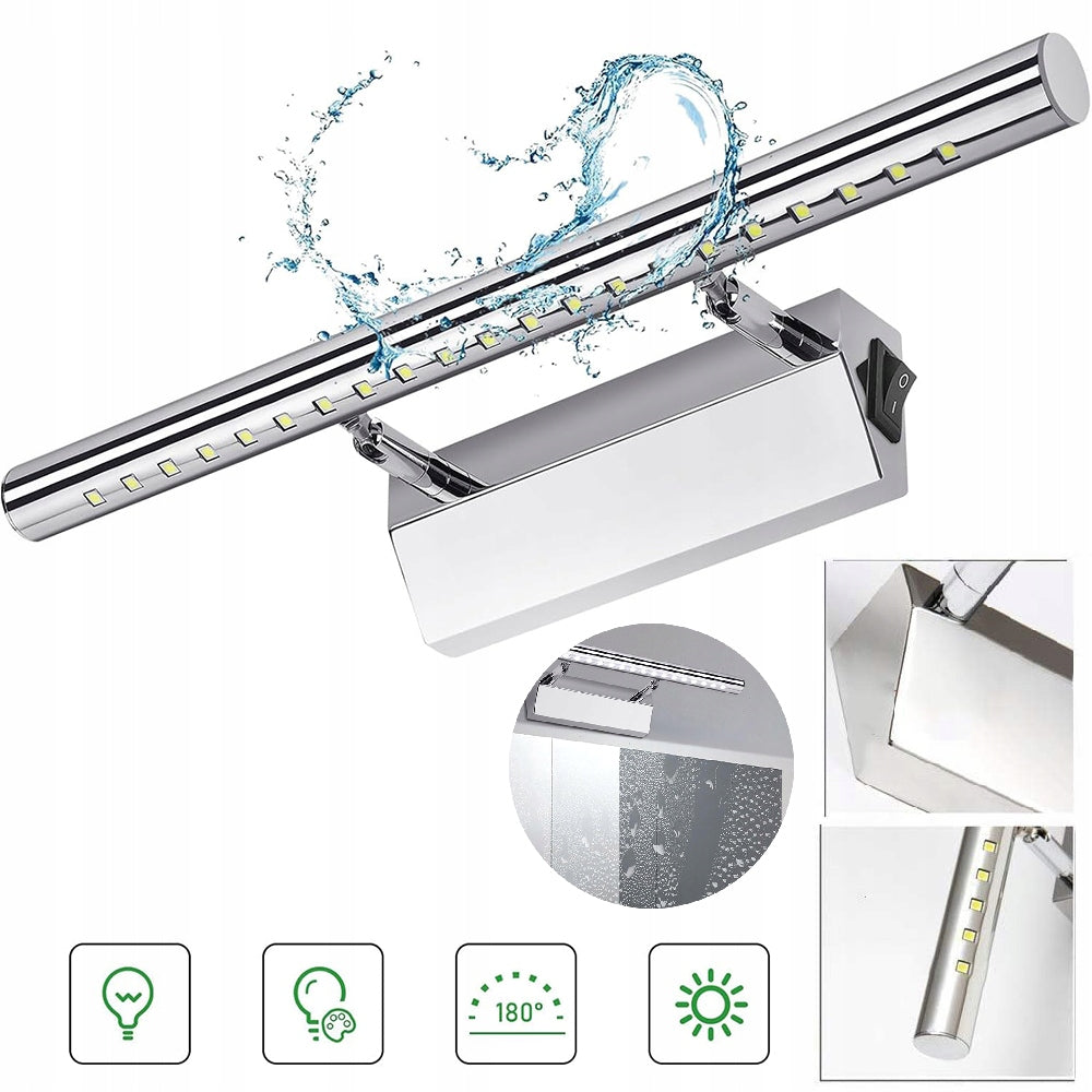 LED Bathroom Lamp 5W 40cm, Waterproof, Wall, Table, with Switch