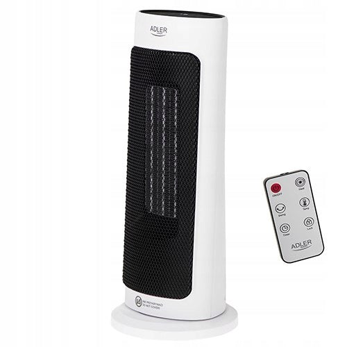 LED CERAMIC FAN WITH REMOTE CONTROL + TIMER 200W AD7738 ADLER