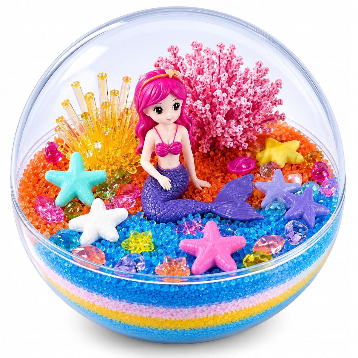 LED CRYSTAL BREEDING CREATIVE AQUARIUM EDUCATIONAL SET MERMAID CHEMISTRY Packaging status original