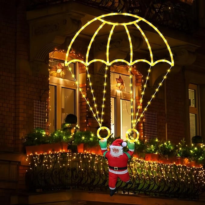 LED Christmas Decoration – Santa Claus on Parachute Christmas