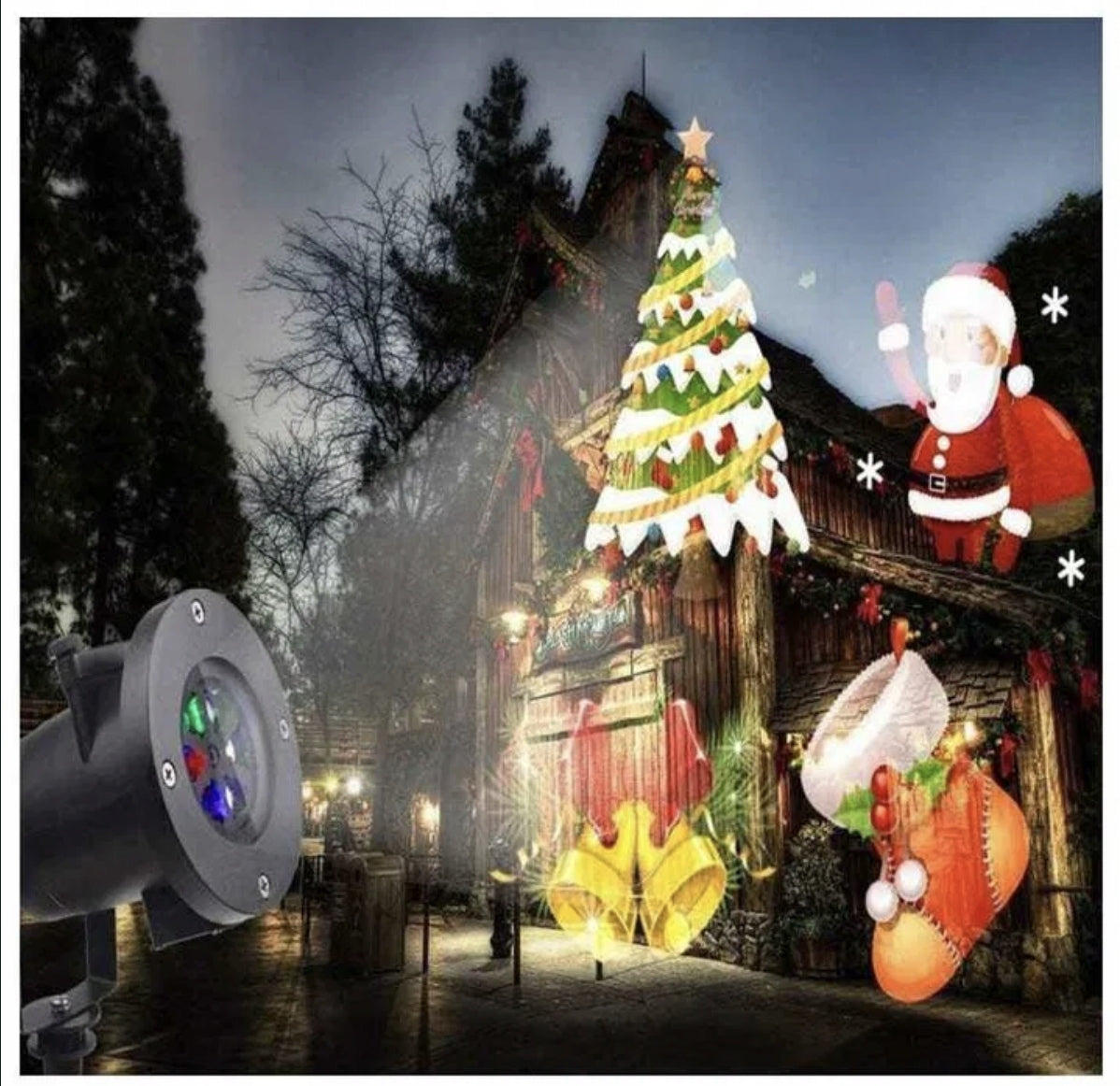 LED Christmas Projector with TEDD Christmas Themes