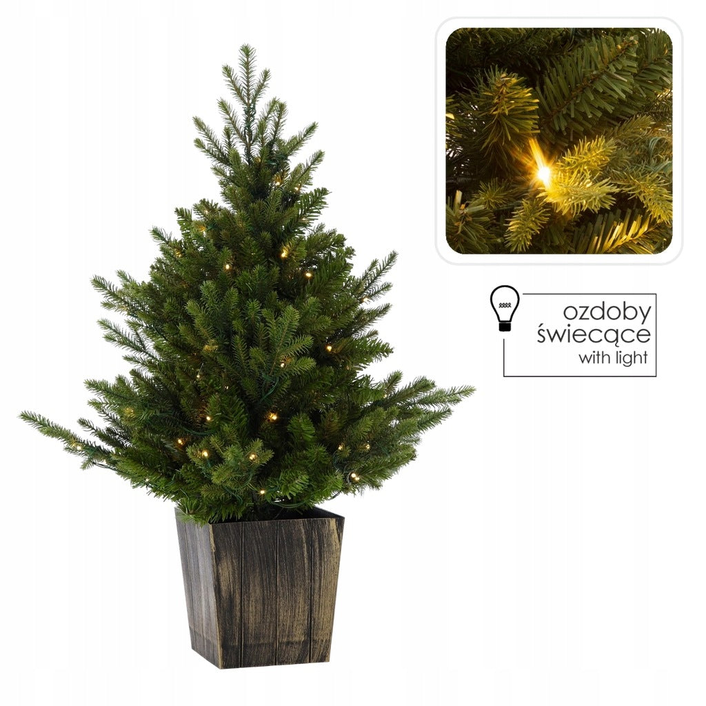 LED Christmas tree in a square pot 90cm Manufacturer code 5900779899087