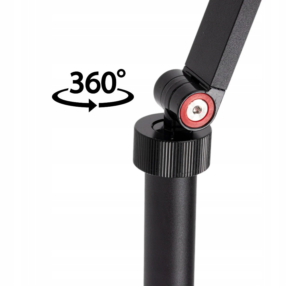 LED Cosmetic Lamp Arch 20W Floor Shadowless Black DZ-M3X Brand Allepaznokcie