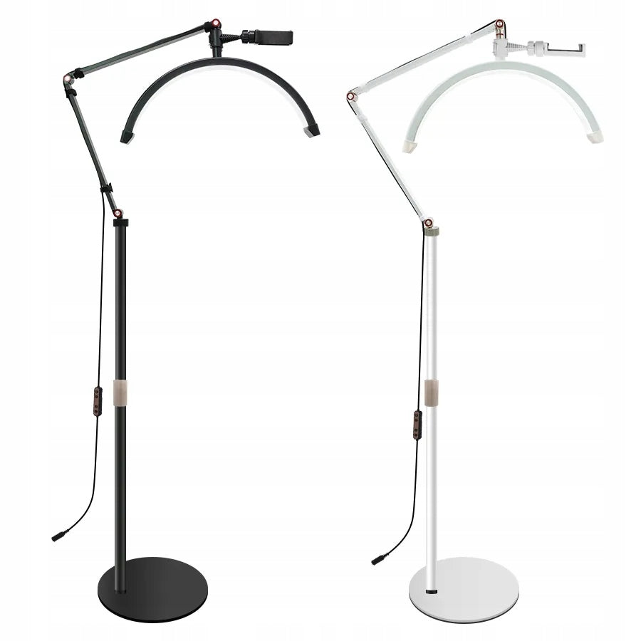 LED Cosmetic Lamp Shadowless High Moon for Nail Makeup Eyelashes 24W Manufacturer code GX490 Biała
