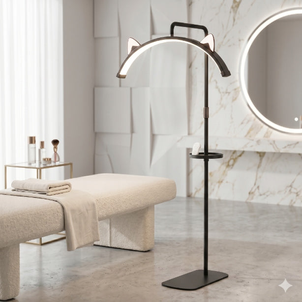 LED Crescent Cosmetic Lamp Half Moon Black for 50W Treatments