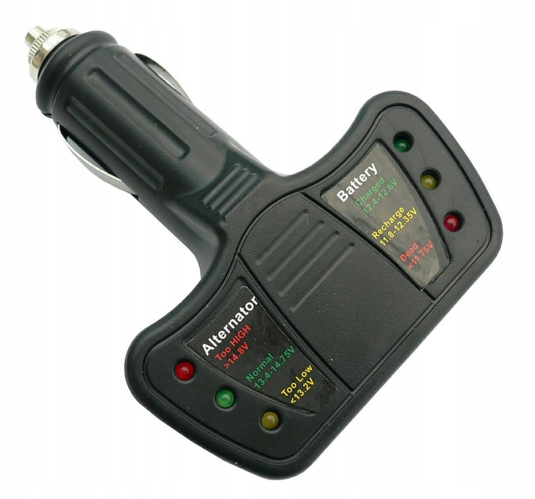 LED Electronic Tester for Car Battery and Alternator 12V by Socket