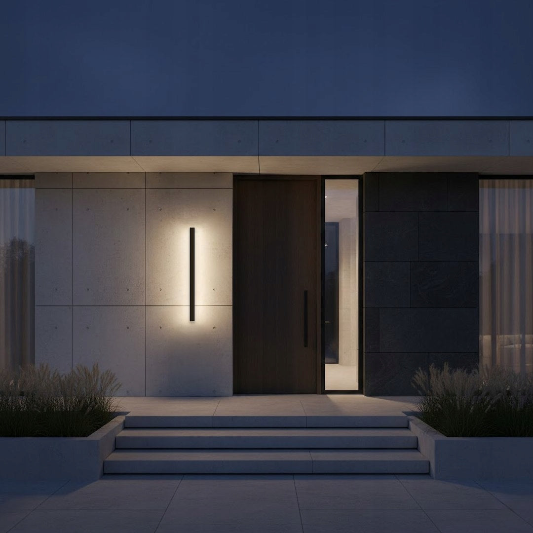 LED FACADE LAMP GARDEN WALL LAMP 11W 60cm outdoor 3 COLORS OF LIGHT Color black