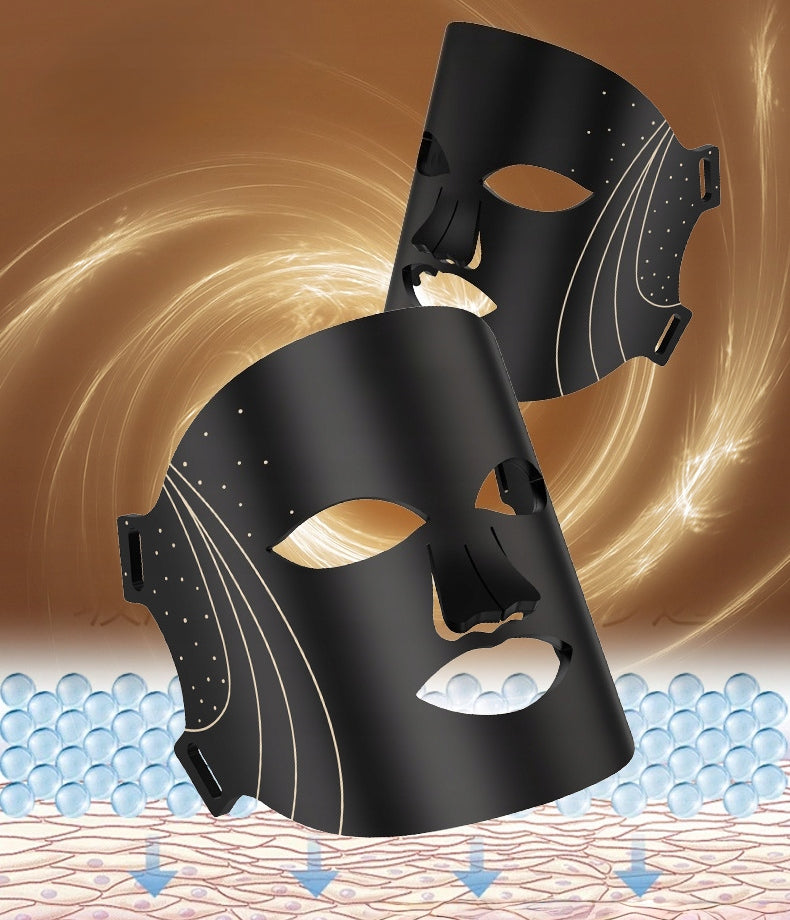 LED FACE MASK 7IN1 PHOTON THERAPY LIFTING REJUVENATION 288 DIODES Manufacturer code RED LIGHT MASK THERAPY BLACK