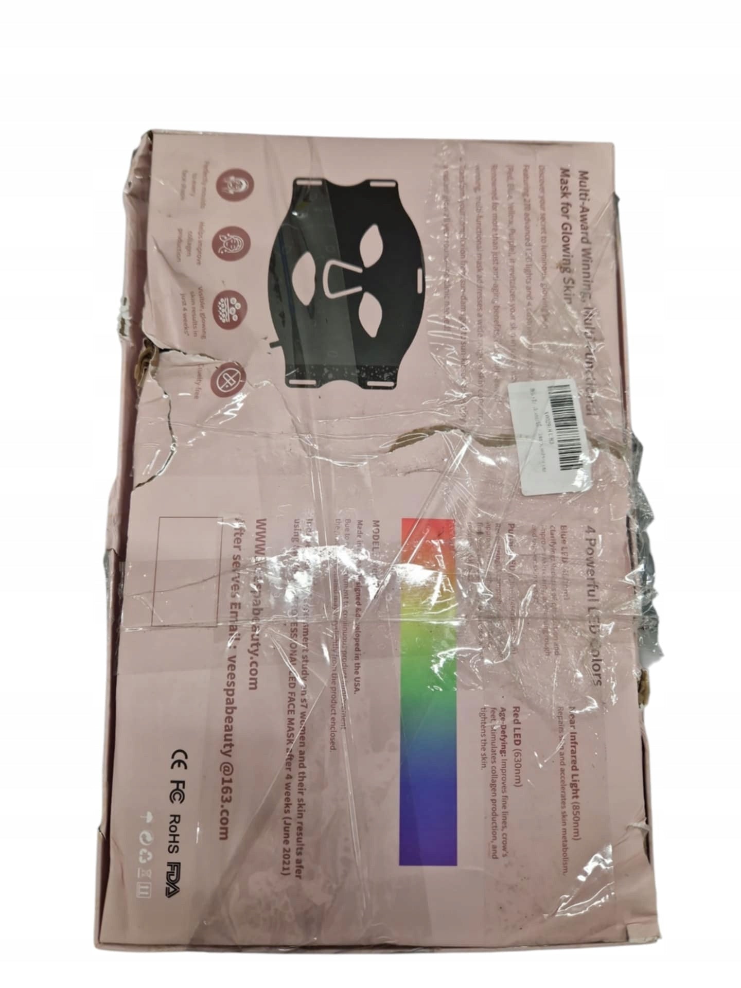 LED FACE MASK LIGHT THERAPY 3B60 Brand no brand