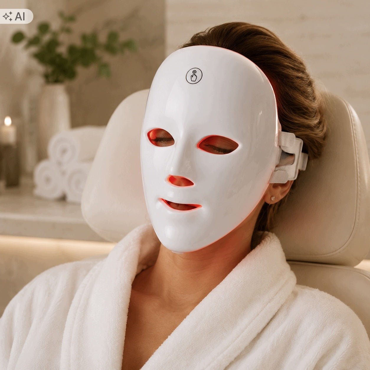 LED Face Mask 7 Colors Light Skin Care Packaging status original