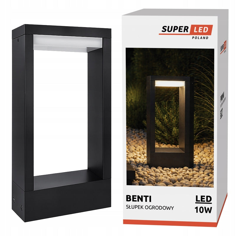 LED Garden Lamp 10W Standing Garden Post 30cm PREMIUM