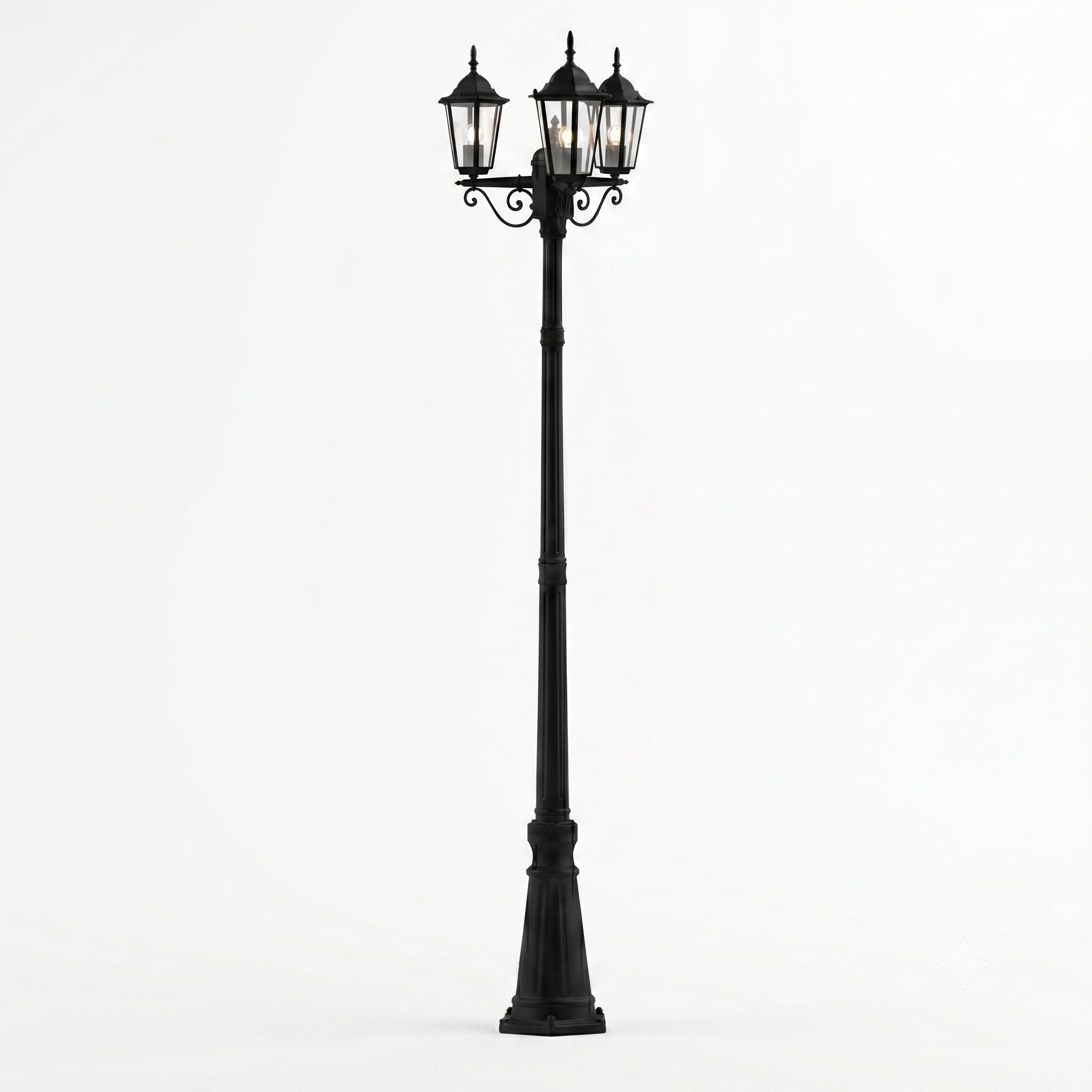 LED Garden Lamp 227cm Standing Outdoor Lantern 3x E27 Post POLE Manufacturer code Lampa LED Ogrodowa 227cm stojąca zewnętrzna