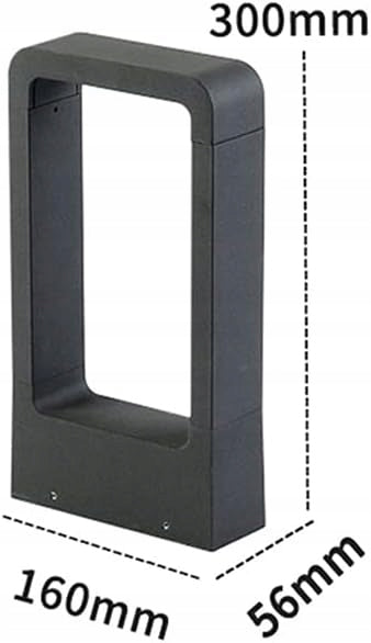 LED Garden Lamp 30 cm 10W Outdoor Standing Post 4000K SuperLED Brand SuperLED