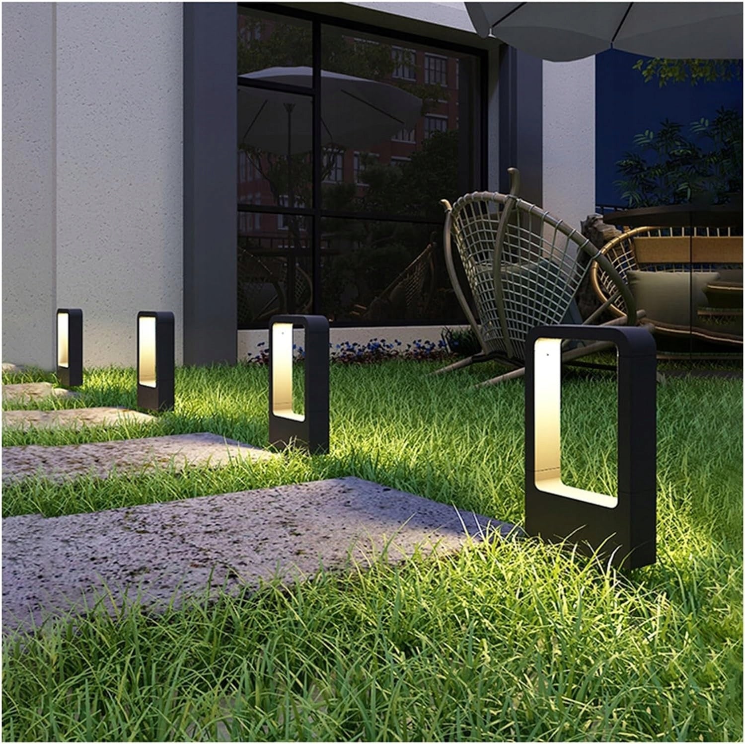 LED Garden Lamp 30 cm 10W Outdoor Standing Post 4000K SuperLED Power supply mains