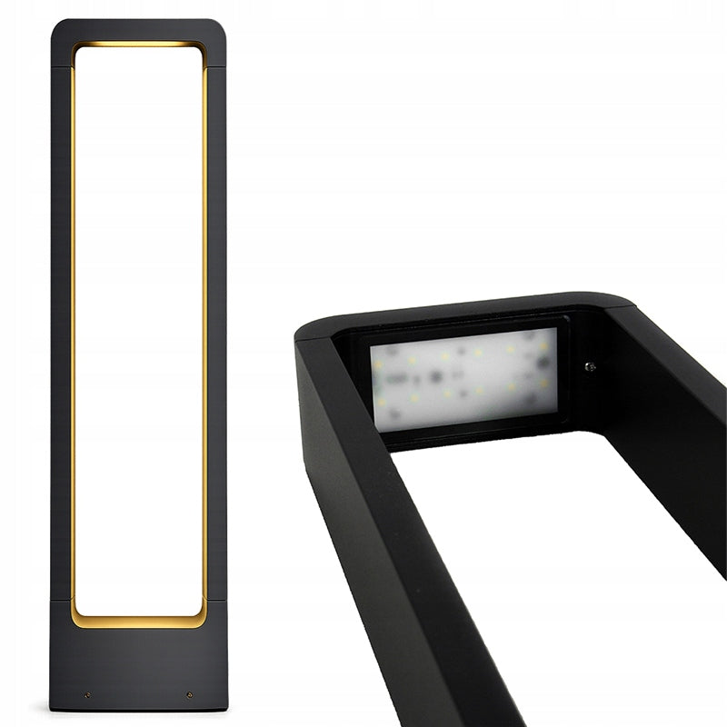 LED Garden Lamp 80 cm 10W 700lm Outdoor Standing Post 4000K Black Power supply mains