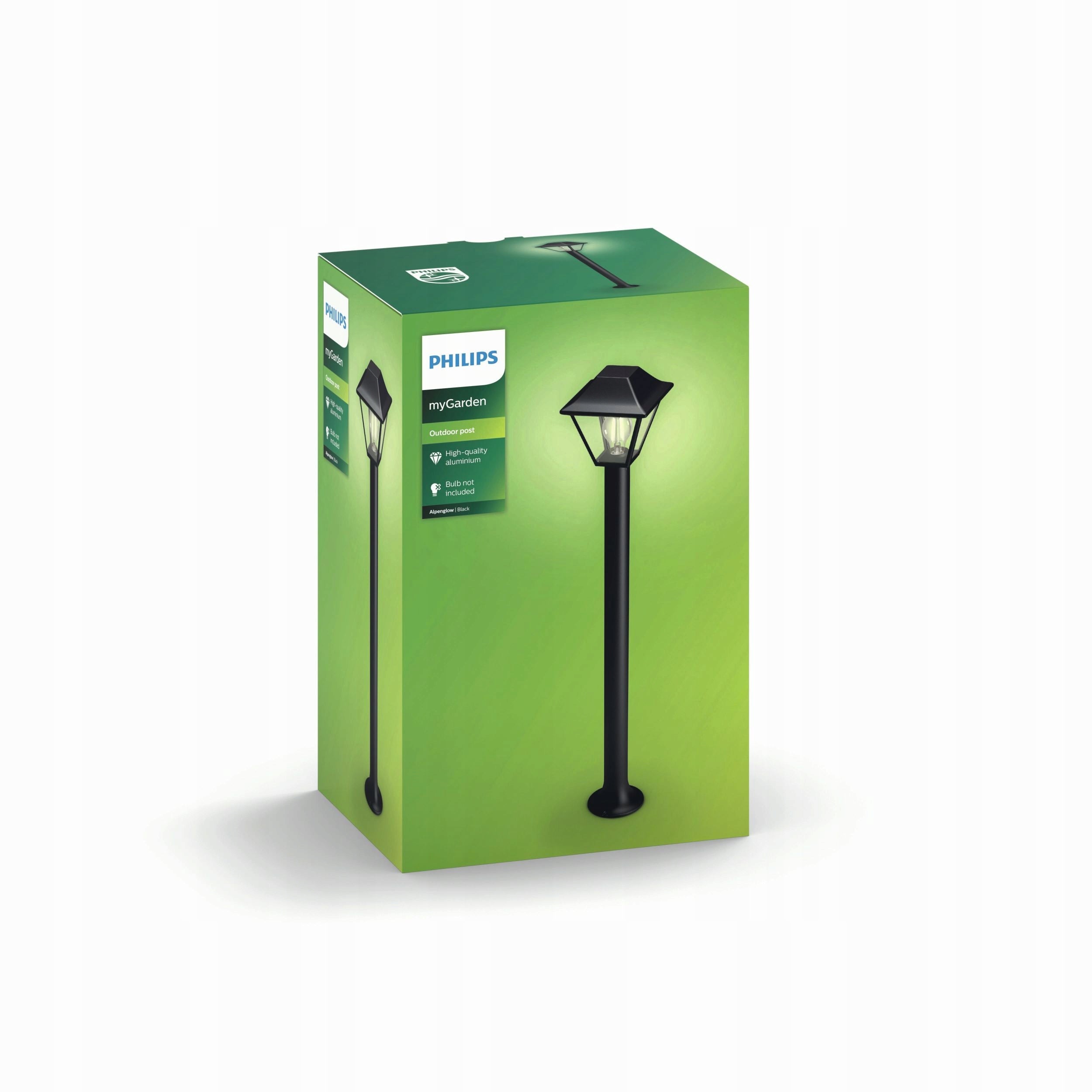 LED Garden Lamp Outdoor PHILIPS ALPENGLOW E27 STANDING POST 90cm Batteries included no