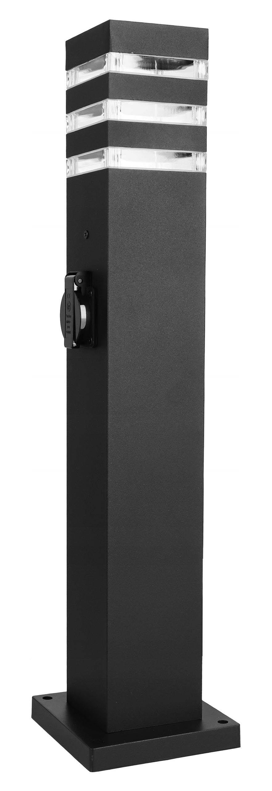 LED Garden Lamp Outdoor Standing Post 1X Socket 230V E27 IP54 60cm Product height 60.01 cm