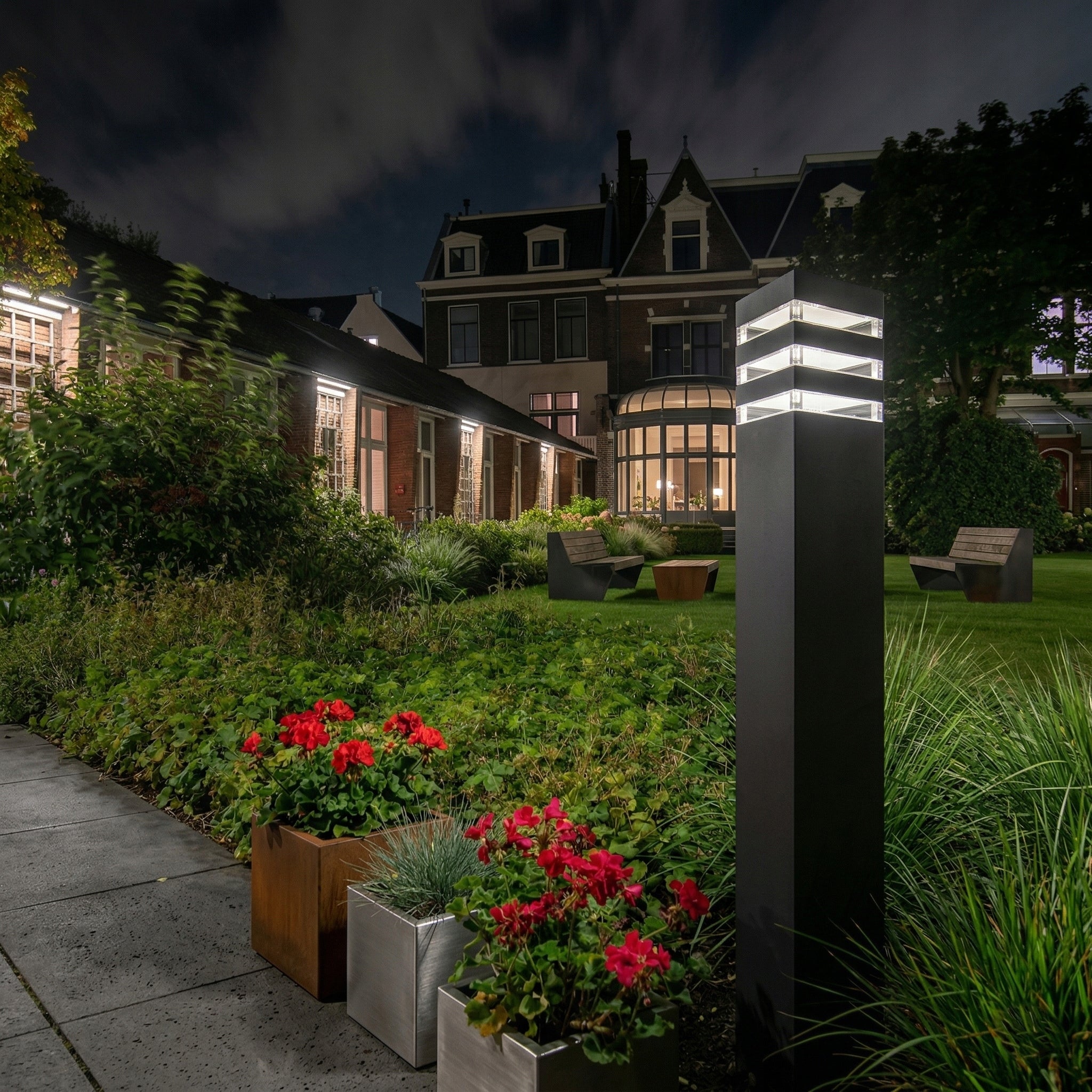 LED Garden Lamp Outdoor Standing Post IP54 80cm Manufacturer code 7109