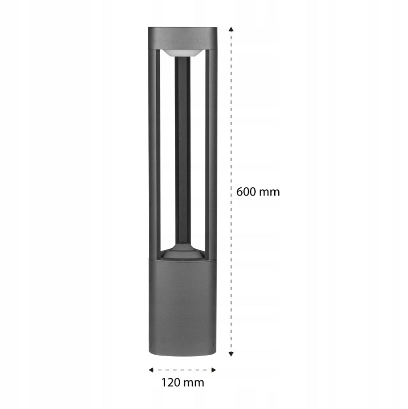 LED Garden Lamp Standing 60cm Outdoor Standing Post GX53 LED IP44 Power supply mains