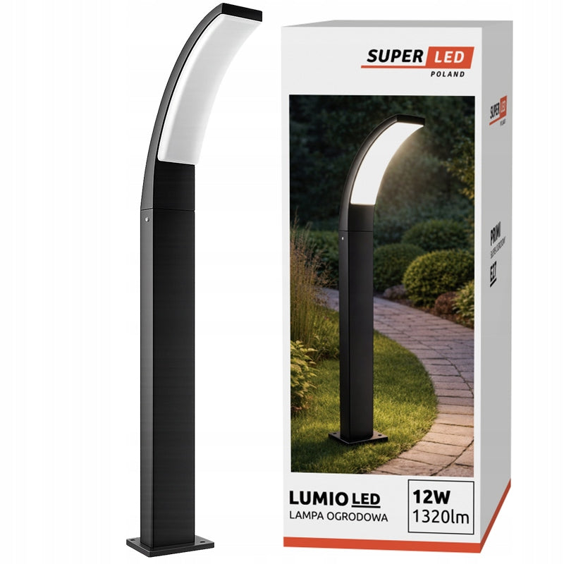 LED Garden Lamp Standing Post 100 cm 12W LED 1320lm 4000K SuperLED