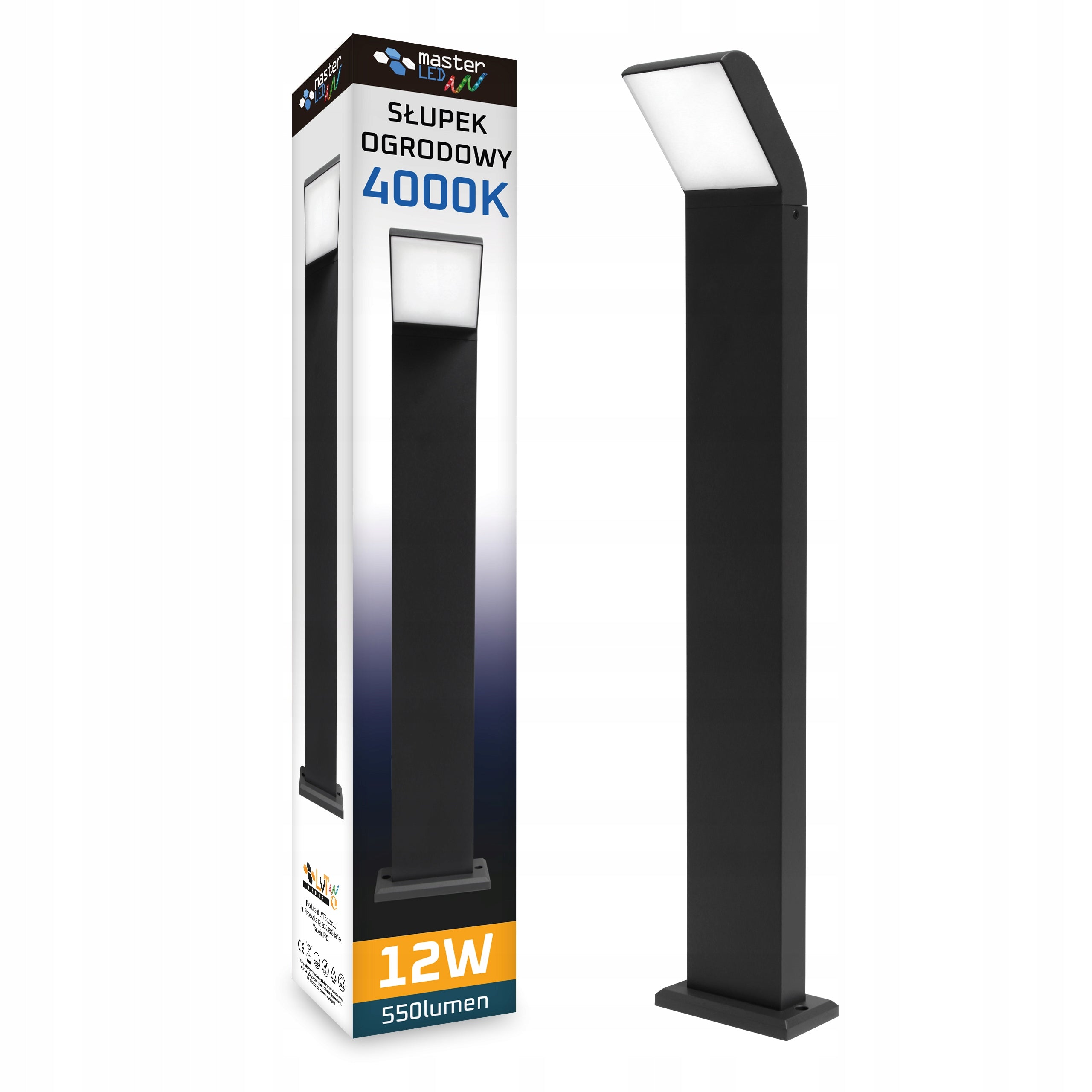 LED Garden Lamp Standing Post 80cm Outdoor 4000K LED
