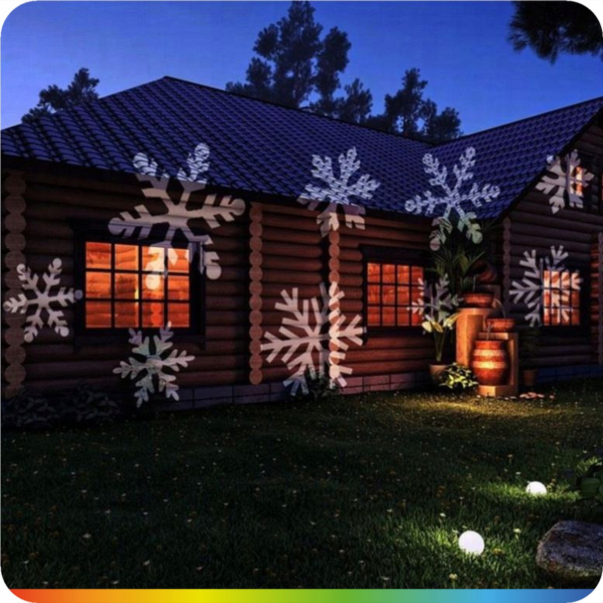 LED Halloween Decorative Laser Projector 12 Discs IP65 Range 8m 5W Manufacturer code RZUTNIK PROJEKTOR LASEROWY LED 12 SLAJDÓW