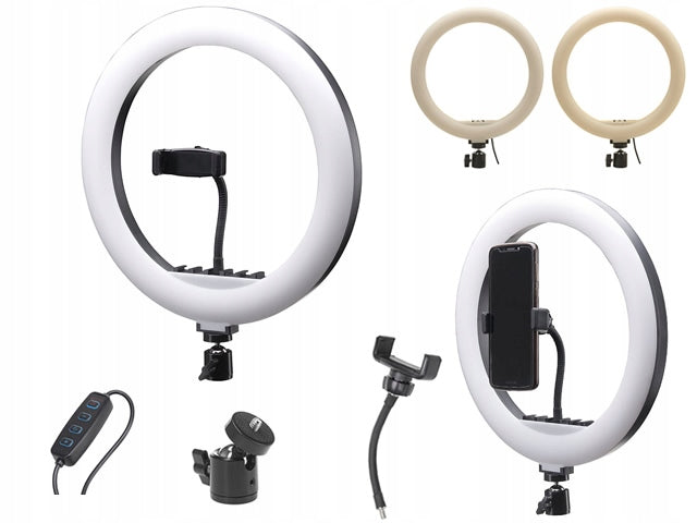LED LAMP 200W PHONE HOLDER TRIPOD WITH LED RING LAMP FOR PHOTOS Manufacturer code Z2PI20803