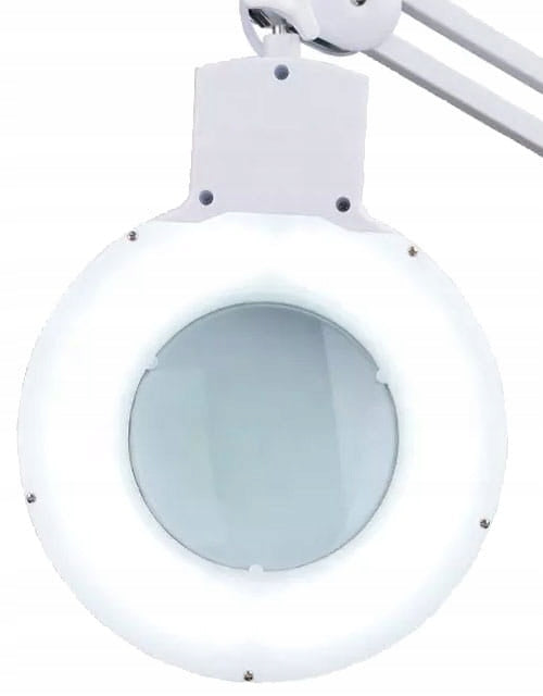 LED LAMP WITH MAGNIFYING GLASS 12 IN 5 DIOPTER DESK COSMETIC MOUNTED LED SMD Medical device no