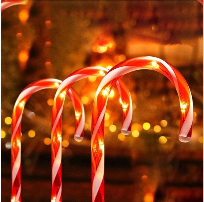 LED LAMPS CANDY LOLLIPOPS 5PCS LED CANE SANTA CLAUS 65CM Manufacturer code cukrowe