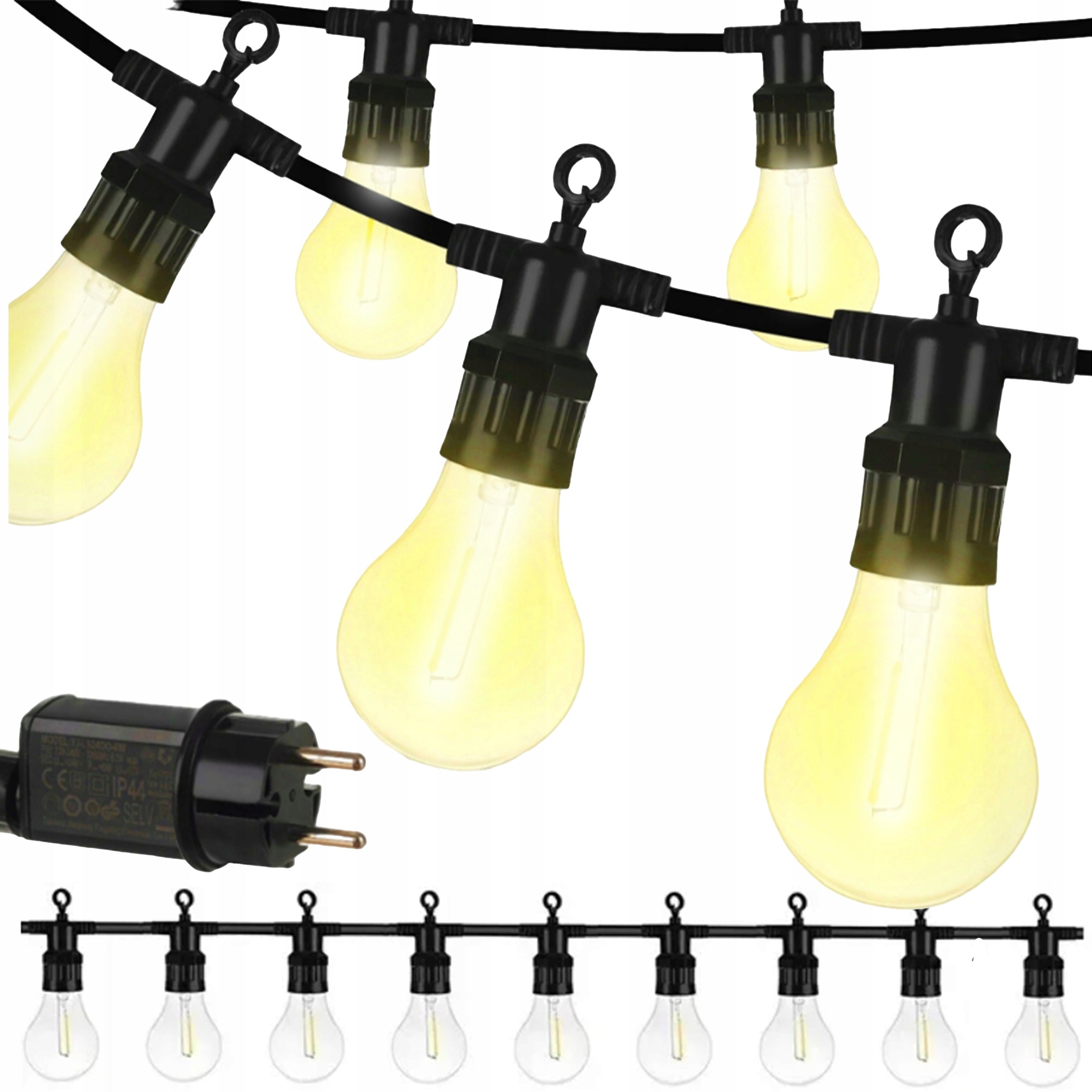 LED LIGHT GARLAND 10m GARDEN BALCONY LIGHTS FOR OUTDOOR GARDEN