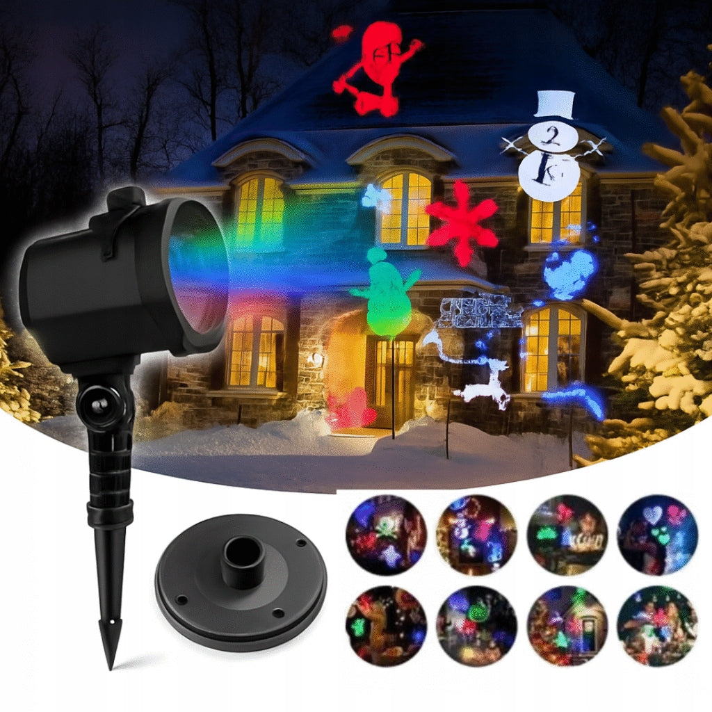LED Laser Christmas Projector- Realistic Falling Snow Effect