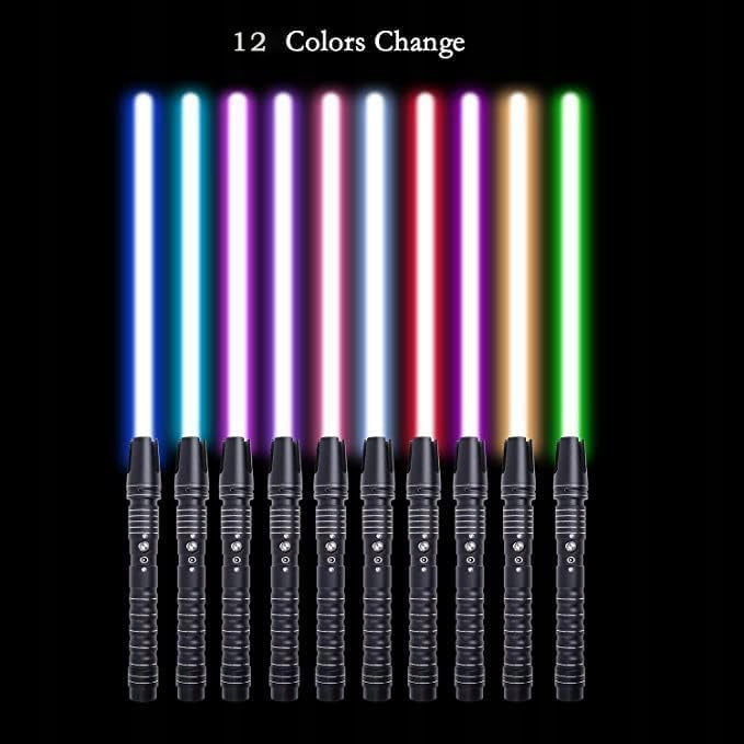 LED Lightsaber with Metal Handle 12 Colors with Premium Sound Manufacturer code B0928YNPBG