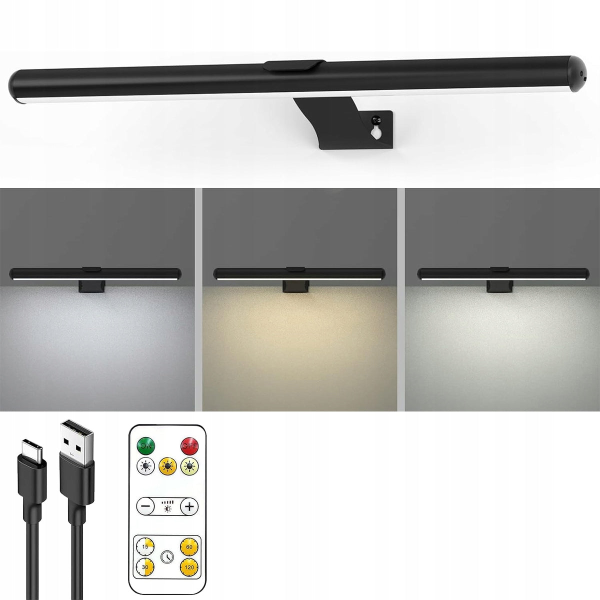 LED MAGNETIC WALL LAMP WITH BATTERY AND REMOTE CONTROL Packaging status original