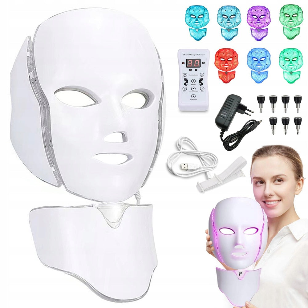 LED MASK 7 COLORS FOR NECK FACE ON CHEST BEAUTIFYING